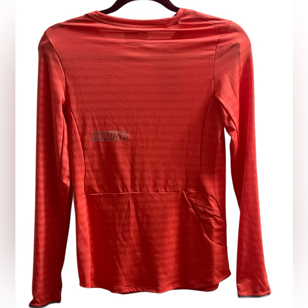 Mizuno Alpha Eco Long Sleeve - Women’s XS - Cayenne - NWT - Picture 2 of 3